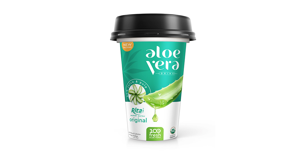 Aloe Vera With Original Flavor 330ml PP Cup Rita Brand
